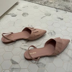 Pink Aldo Flats Size 8